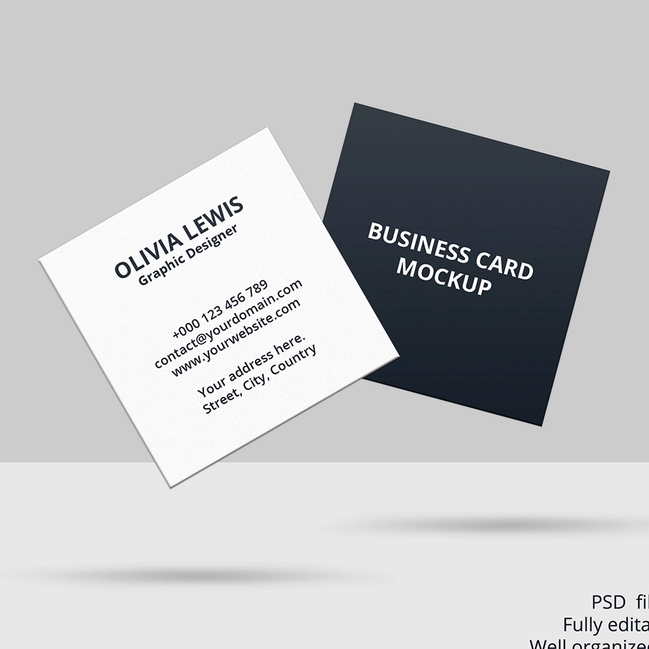 Elegant Square Mockup Design